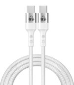 POWERTECH καλώδιο USB-C σε USB-C PTR-0167, PD 60W, copper, 1m, λευκό - 5210131149911
