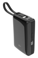 SILICON POWER power bank CP10 με καλώδιο USB-C, 2x θύρες εξόδου, 10000mAh, 20W, μαύρο - 4713436163930
