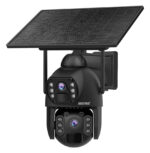 SECTEC smart ηλιακή κάμερα ST-536-6MAOV-4G-EU, dual lens, 3MP, 4G, SD, PTZ, IP66 - 5210131150405