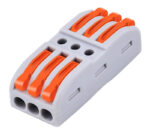 POWERTECH κλέμα σύνδεσης καλωδίων TOOL-0104, 3pin προς 3pin, 10τμχ - 5210131147887