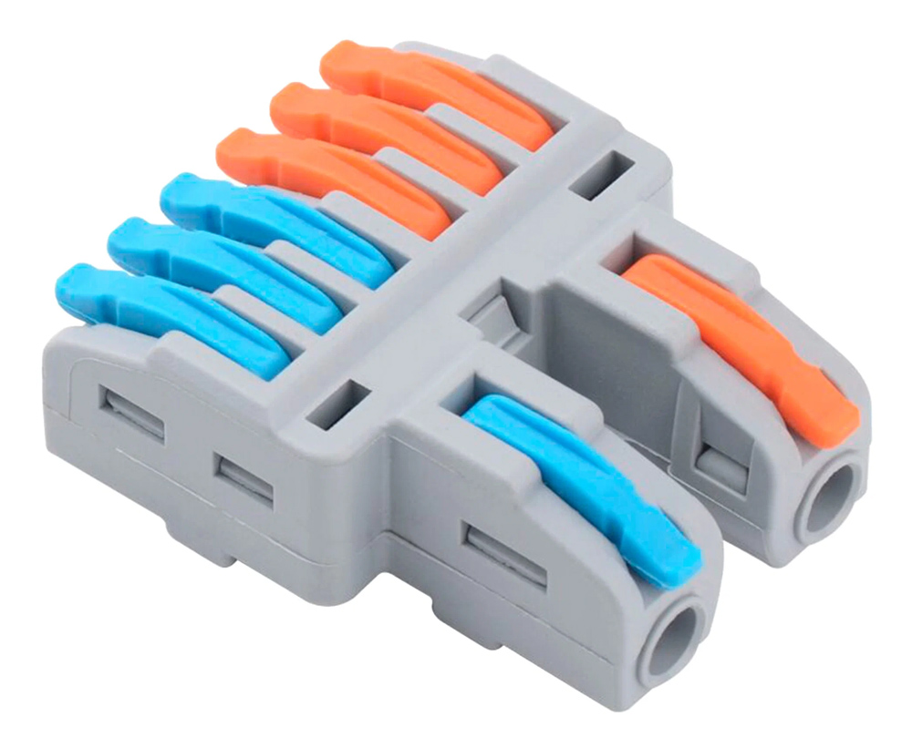 TOOL-0108 POWERTECH κλέμα σύνδεσης καλωδίων TOOL-0108, 6pin προς 2pin, 5τμχ - 5210131147924 - Image 1