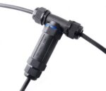 POWERTECH αδιάβροχος σύνδεσμος καλωδίων τροφοδοσίας TOOL-0113, τύπου ταφ, 3pin, IP68, μαύρος - 5210131147979 - Image 2