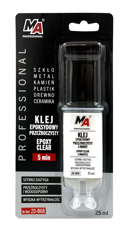 20-B68 MA PROFESSIONAL κόλλα 2 στοιχείων 20-B68, 25ml, διάφανη - 5905694024736 - Image 1