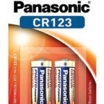 PANASONIC μπαταρίες λιθίου CR123, 3V, 2τμχ - 5410853017110