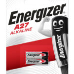 ENERGIZER αλκαλικές μπαταρίες A27, 12V, 2τμχ - 7638900393330