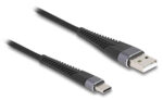 DELOCK καλώδιο USB σε USB-C 81123, 60W, 480Mbps, 3m, μαύρο - 4043619811236