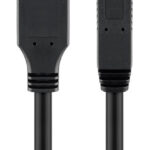 GOOBAY καλώδιο USB 3.0 σε USB Type B 95721, 0.25m, 5Gbps, μαύρο - 4040849957215