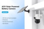 VSTARCAM smart ηλιακή κάμερα BG622DR, dual lens, 2MP, 4G, SD, PTZ, IP66 - 5210131153697 - Image 2