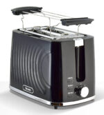 BRUNO φρυγανιέρα BRN-0274, 2 θέσεων, 900W, με σχάρα ψησίματος, μαύρη - 5210131151129