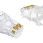 POWERTECH βύσμα RJ45 CAB-N447, ανοιχτού τύπου, Cat 6/6a UTP, διάφανο, 50τμχ - 5210131151686
