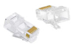 POWERTECH βύσμα RJ45 CAB-N447, ανοιχτού τύπου, Cat 6/6a UTP, διάφανο, 50τμχ - 5210131151686