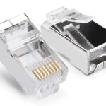 POWERTECH βύσμα RJ45 CAB-N448, ανοιχτού τύπου, Cat 6/6a FTP, μεταλλικό, ασημί, 50τμχ - 5210131151693