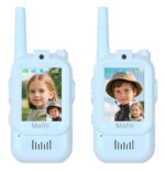 MAFITI παιδικά walkie talkie JK200 με οθόνη & κάμερα, 3+ ετών, επαναφορτιζόμενα, μπλε, 2τμχ - 5210131157978