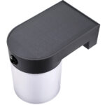 POWERTECH LED ηλιακό φωτιστικό PT-1520 με αισθητήρα κίνησης, 4W, 2000mAh, μαύρο - 5210131143865