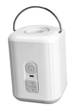 POWERTECH μίνι τρόμπα PT-1553 με φακό, 5W, επαναφορτιζόμενη, λευκή - 5210131153611 - Image 2