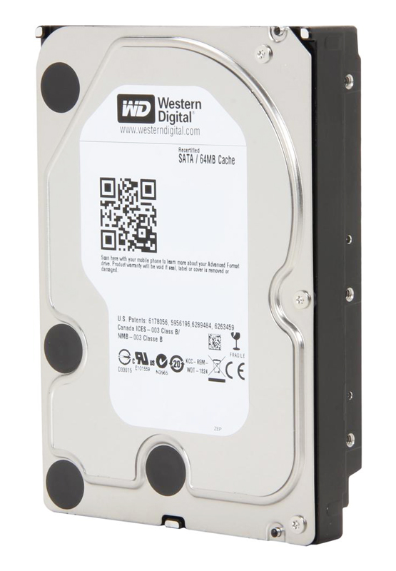 WD10PURZ-FR WD σκληρός δίσκος Purple Surveillance 3.5", 1TB, 64MB, 5400RPM, 6Gb/s, Factory Recertified - 5210131156698 - Image 1