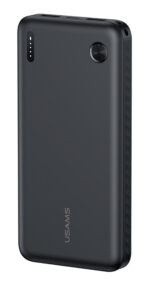 USAMS power bank CD253, 2x θύρες εξόδου, 10000mAh, 10W, μαύρο - 6958444995199