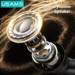 USAMS earphones με θήκη φόρτισης E05, True Wireless, BT 6.0, μαύρα - 6958444995403 - Image 2