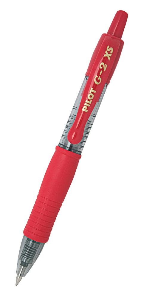 BL-G2-7-XS-R PILOT στυλό διαρκείας gel G-2 XS, 0.7mm, 11cm, κόκκινο - 4902505312311 - Image 1