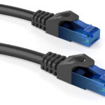 POWERTECH καλώδιο δικτύου CAB-N243, Cat 6 U/UTP, CCA 24AWG, 0.25m, μαύρο - 5210131041833