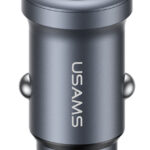USAMS φορτιστής αυτοκινήτου CC321, USB-C, 30W, γκρι - 6958444995380
