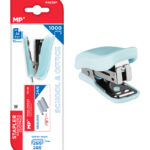 MP mini συρραπτικό PA636P με ανταλλακτικά, 24/6 - 26/6, 10 φύλλα, γαλάζιο - 5210131163368