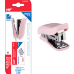 MP mini συρραπτικό PA636P με ανταλλακτικά, 24/6 - 26/6, 10 φύλλα, ροζ - 8435250905942