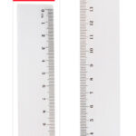 MP πλαστικός χάρακας PL021, 15cm, διάφανος - 8435250966820