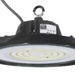 POWERTECH LED φωτιστικό καμπάνα PT-1531, 100W, 6500K, Φ30x11cm, IP65, μαύρο - 5210131146460