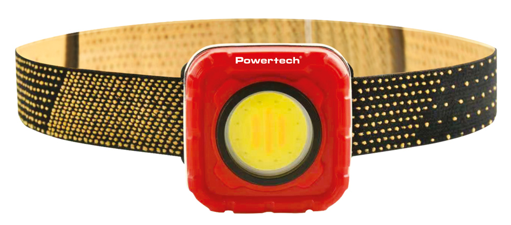 PT-1548 POWERTECH LED φακός κεφαλής PT-1548, 4 σε 1, επαναφορτιζόμενος, 950lm, IP64, κόκκινος - 5210131152362 - Image 1