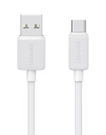 USAMS καλώδιο USB-C σε USB US-SJ688, 3A, 480Mbps, 1m, λευκό - 6958444909219