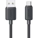 USAMS καλώδιο micro USB σε USB US-SJ690, 2A, 480Mbps, 1m, μαύρο - 6958444909288