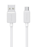 USAMS καλώδιο micro USB σε USB US-SJ690, 2A, 480Mbps, 1m, λευκό - 6958444909295
