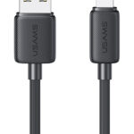 USAMS καλώδιο Lightning σε USB US-SJ694, 2.4A, 480Mbps, 2m, μαύρο - 6958444909448