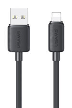 USAMS καλώδιο Lightning σε USB US-SJ694, 2.4A, 480Mbps, 2m, μαύρο - 6958444909448