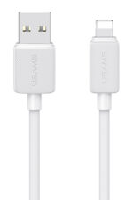 USAMS καλώδιο Lightning σε USB US-SJ694, 2.4A, 480Mbps, 2m, λευκό - 6958444909455