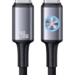 USAMS καλώδιο USB-C SJ751, 240W, 480Mbps, 1.2m, μαύρο - 6958444993393