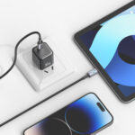 USAMS καλώδιο Lightning σε USB-C SJ753, 30W, 480Mbps, 1.2m, μαύρο - 6958444993430 - Image 2