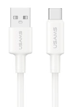 USAMS καλώδιο USB-C σε USB SJ761, 3A 18W, 480Mbps, 1m, λευκό - 6958444995458