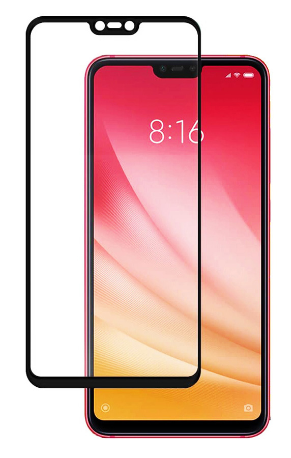 TGC-0220 POWERTECH Tempered Glass 5D Full Glue για Xiaomi MI 8 Lite, Black - 5210131005576 - Image 1