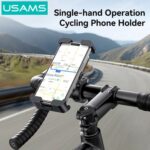 USAMS βάση ποδηλάτου για smartphone ZJ082, μαύρη - 6958444950464 - Image 2