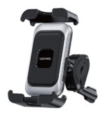 USAMS βάση ποδηλάτου για smartphone ZJ082, μαύρη - 6958444950464