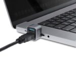 DELOCK mini USB hub 64359, 2x θυρών, USB 3.2, 10Gbps, USB-C σύνδεση, γκρι - 4043619643592 - Image 2