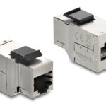 DELOCK Keystone module RJ45 90835, θηλυκό σε θηλυκό, Cat 6A STP, ασημί - 4043619908356