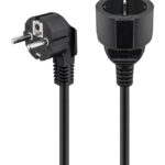 GOOBAY μπαλαντέζα ρεύματος 93093, schuko, 3m, μαύρη - 4040849930935