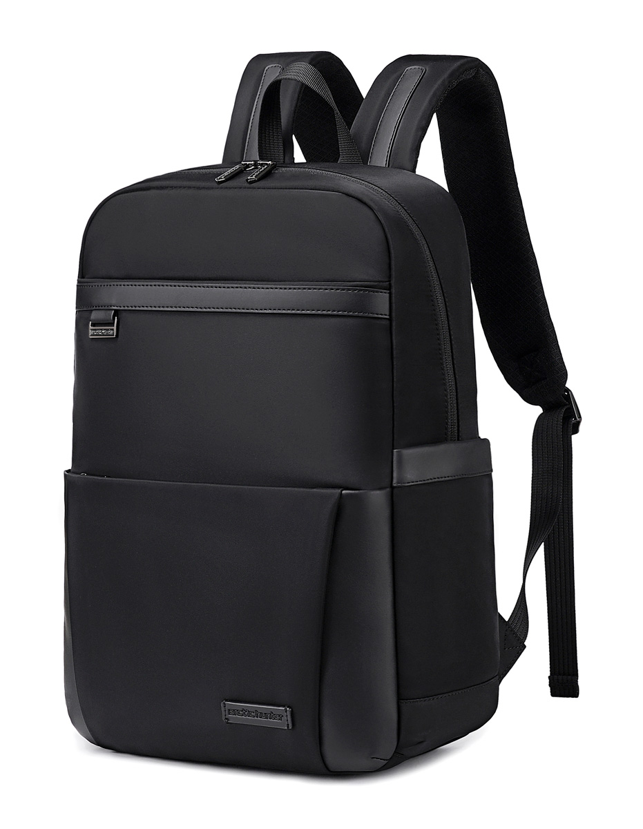 B00811-BK ARCTIC HUNTER τσάντα πλάτης B00811 με θήκη laptop 15.6", 16.5L, μαύρη - 6977993100120 - Image 1