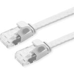 POWERTECH καλώδιο δικτύου CAB-N338, flat, Cat 6a U/UTP, 2m, λευκό - 5210131073315