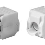 POWERTECH keystone module RJ45 female CAB-N449, Cat.6Α UTP 180°, λευκό - 5210131153239