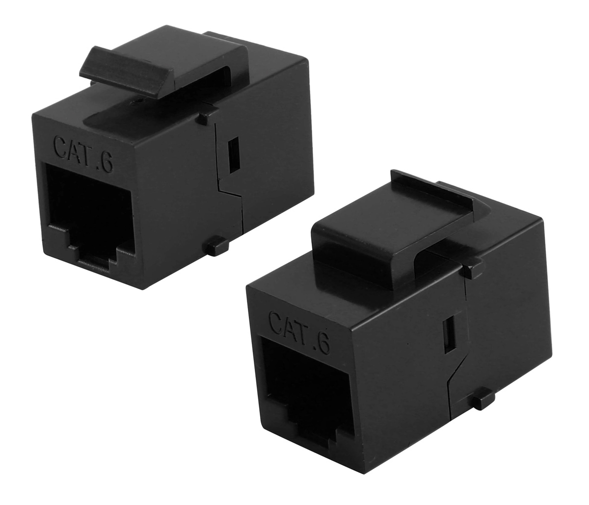 CAB-N451 POWERTECH Keystone module RJ45 CAB-N451, CAT 6 UTP, μαύρο - 5210131153253 - Image 1