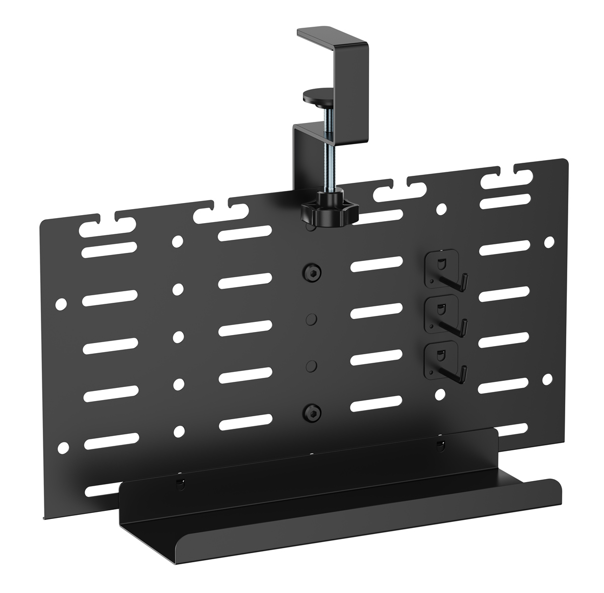 CC11-20-1 BRATECK cable management γραφείου CC11-20-1, μεταλλικό, 384x63x307mm, μαύρο - 5210131156827 - Image 1